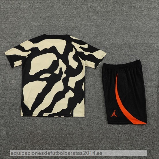 Nuevo Entrenamiento Conjunto Completo Paris Saint Germain 23/24 Amarillo Negro Naranja Baratas